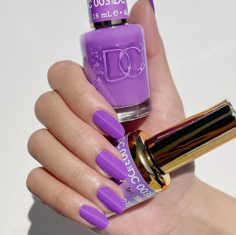 DC003 - Blue Violet - GEL POLISH & MATCHING LACQUER