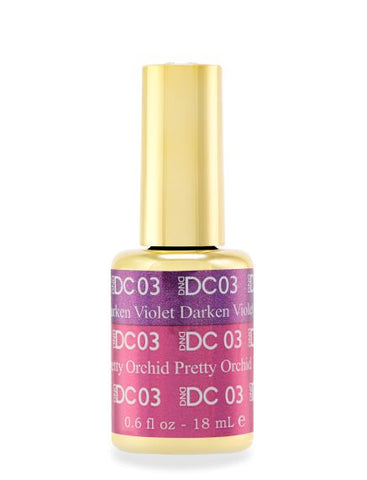 DC03 - Darken Violet To Pretty Orchid - GEL POLISH & MATCHING LACQUER