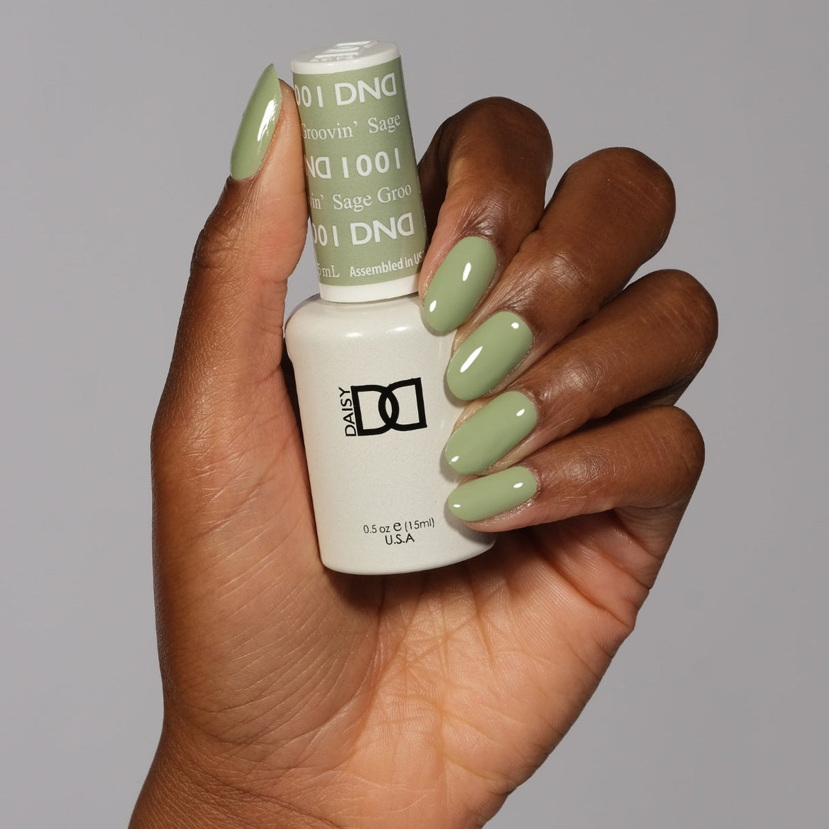 DND1001 - Sage Groovin - DND Matching Gel & Nail Polish