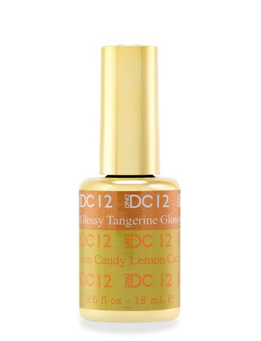 DC12 - Glossy Tangerine To Lemon Candy - GEL POLISH & MATCHING LACQUER