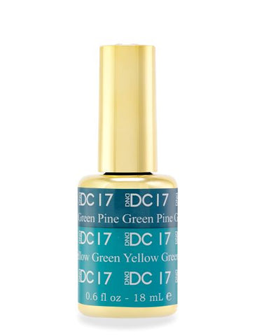 DC17 - Pine Green To Yellow Green - GEL POLISH & MATCHING LACQUER