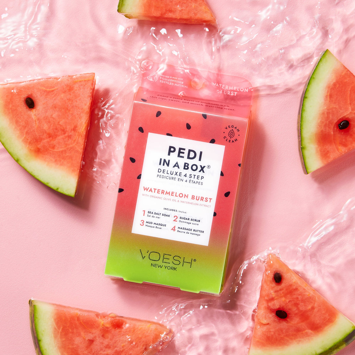 Voesh - Watermelon Duo (Pedi & Lotion) With Nail Stickers - VSC001WTR