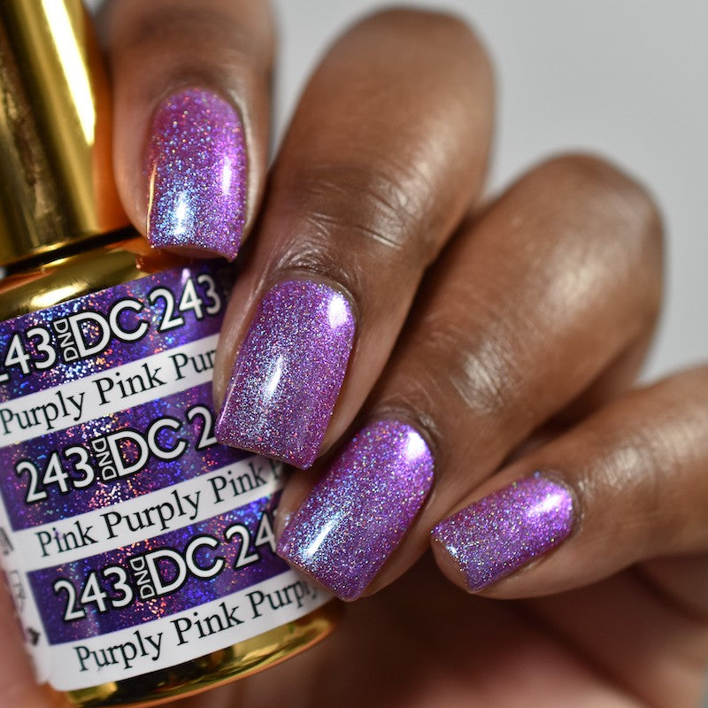 DC243 - Purply Pink - GEL POLISH & MATCHING LACQUER
