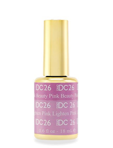 DC26 - Pink Beauty To Lighten Pink - GEL POLISH & MATCHING LACQUER