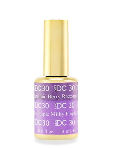 DC30 - Razz-Mic Berry To Milky Purple - GEL POLISH & MATCHING LACQUER