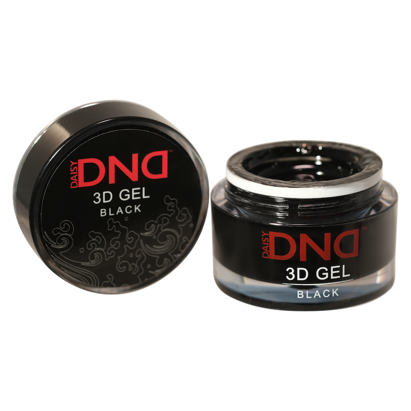 DC3D Gel - Black - GEL POLISH & MATCHING LACQUER