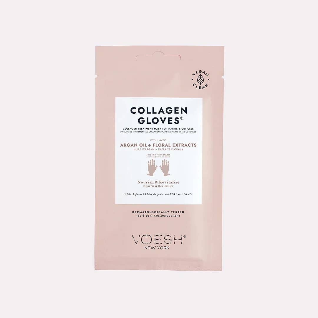 Voesh - Collagen Gloves with Mint + Botanical Extracts - VHM212PEP