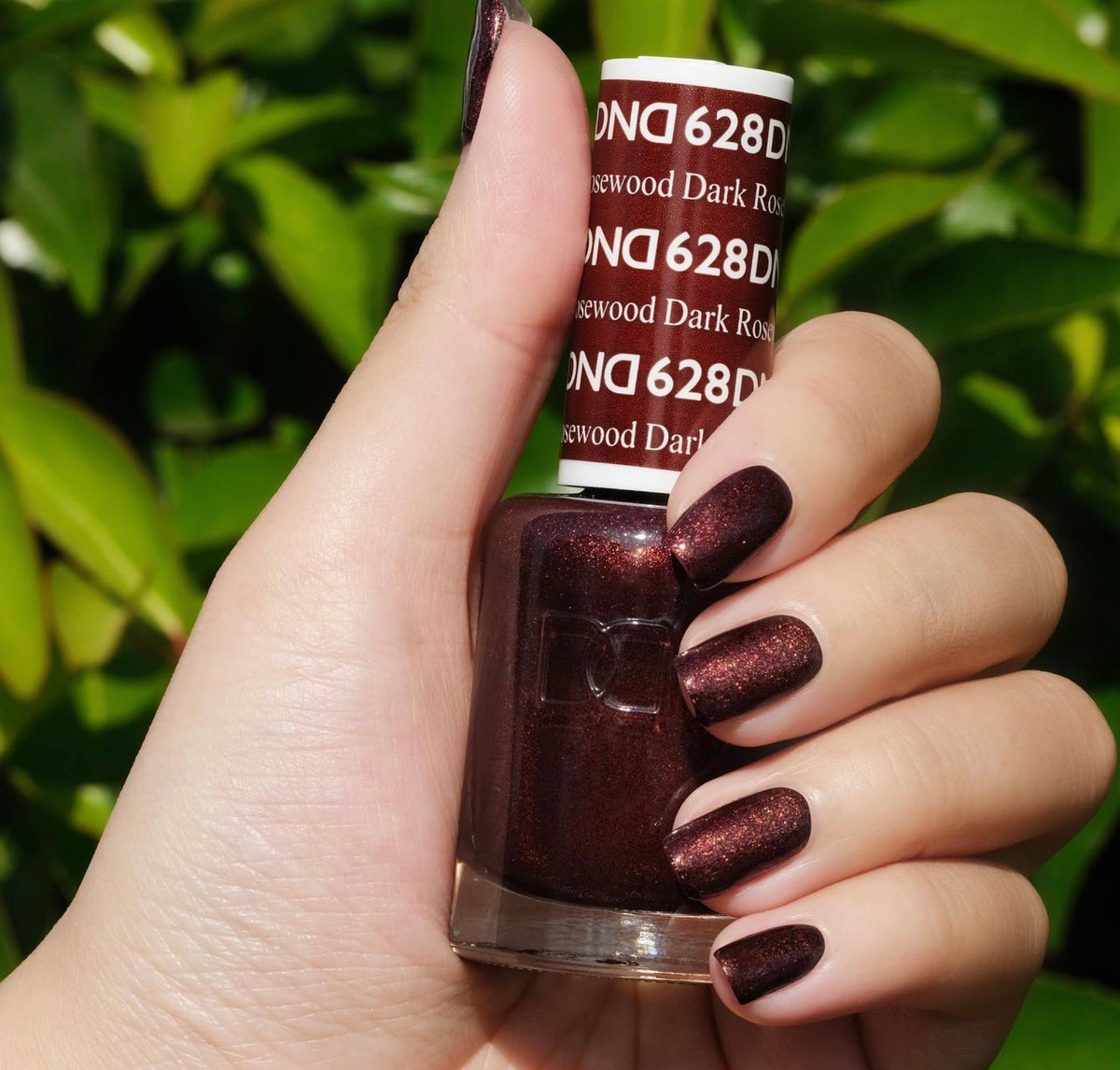 DND628 - Dark Rosewood - DND Matching Gel & Nail Polish