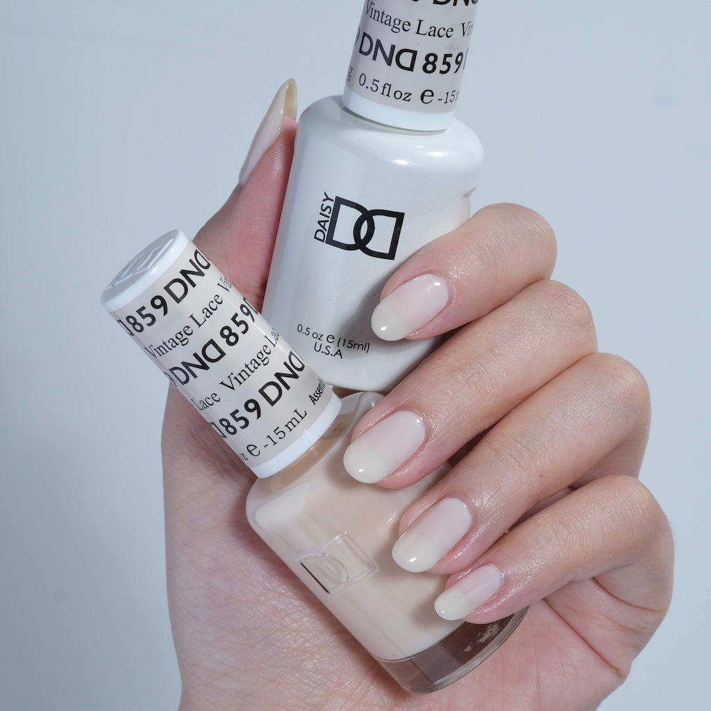 DND859 - Vintage Lace - DND Matching Gel & Nail Polish