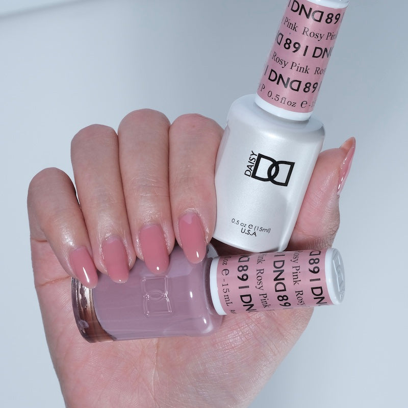DND891 - Rosy Pink - DND Matching Gel & Nail Polish