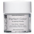 Liquid & Powders - CND PERFECT COLOR POWDER PURE WHITE 0.8oz