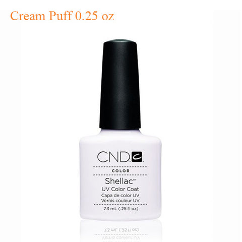 Shellac Gel Polish - CND SHELLAC CREAM PUFF 0.25oz/7.3ml