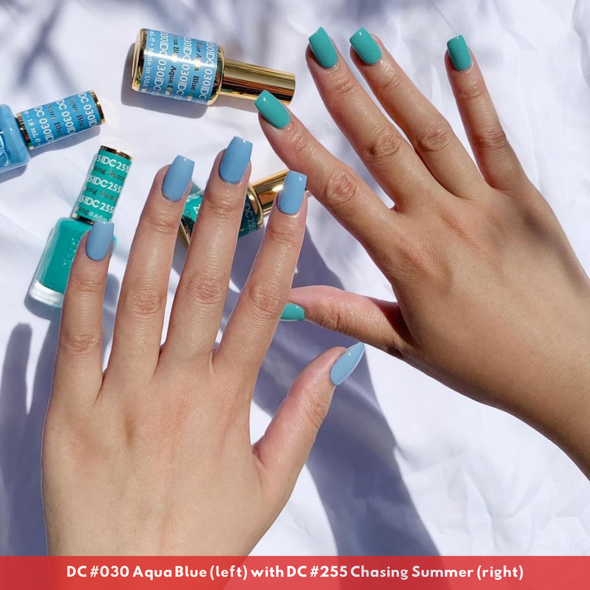 DC030 - Aqua Blue - GEL POLISH & MATCHING LACQUER