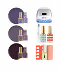 Grey Is The Way Gel Polish Starter Kit - DND Matching Gel & Nail Polish