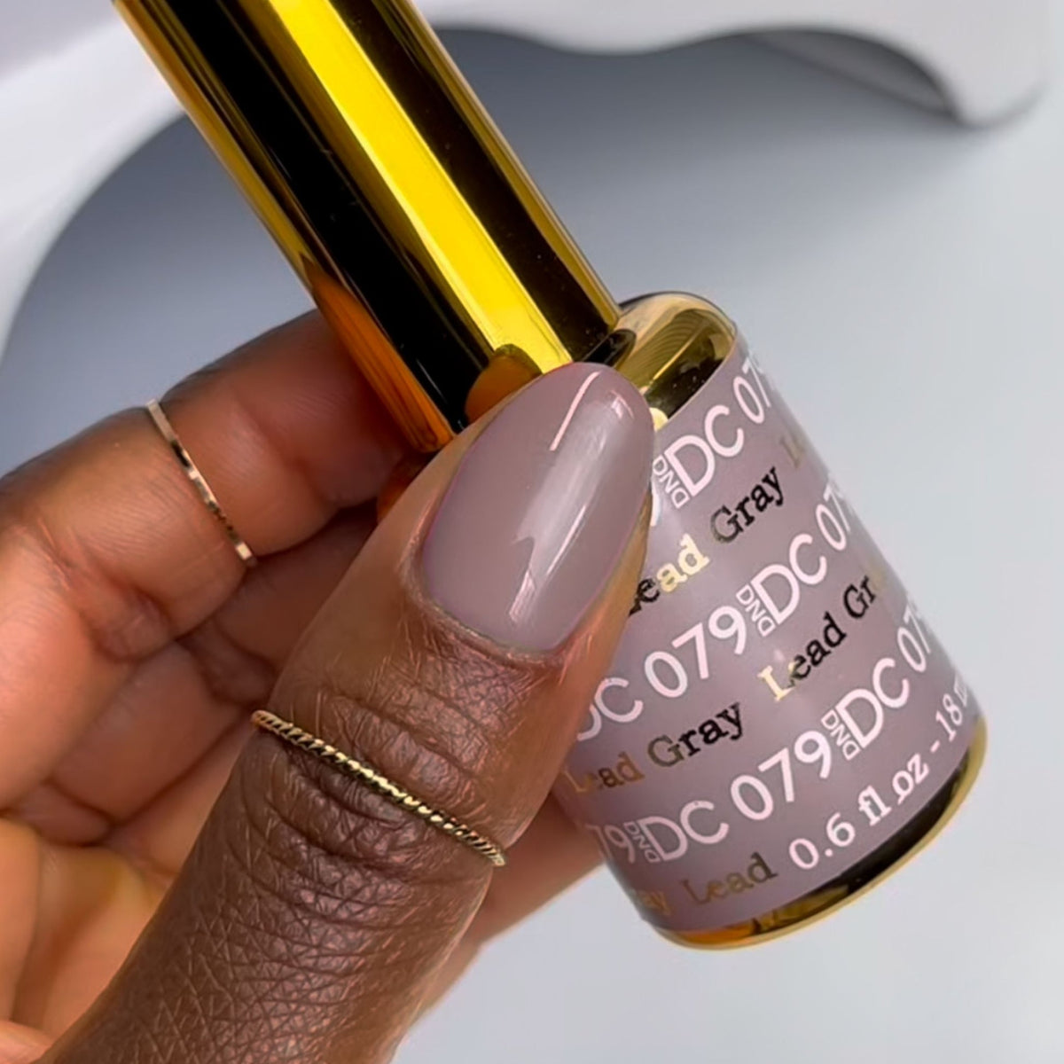 DC079 - Lead Gray - GEL POLISH & MATCHING LACQUER