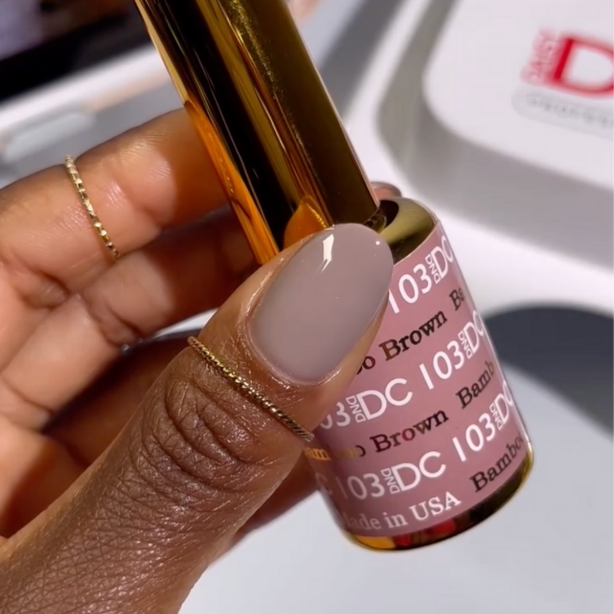 DC103 - Bamboo Brown - GEL POLISH & MATCHING LACQUER