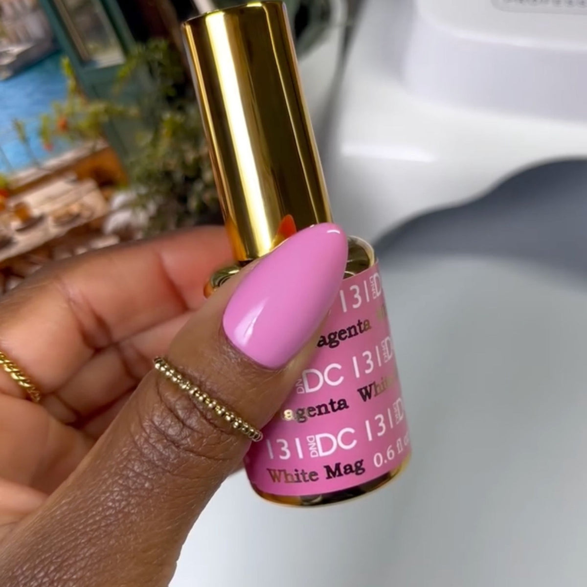 DC131 - White Magenta - GEL POLISH & MATCHING LACQUER