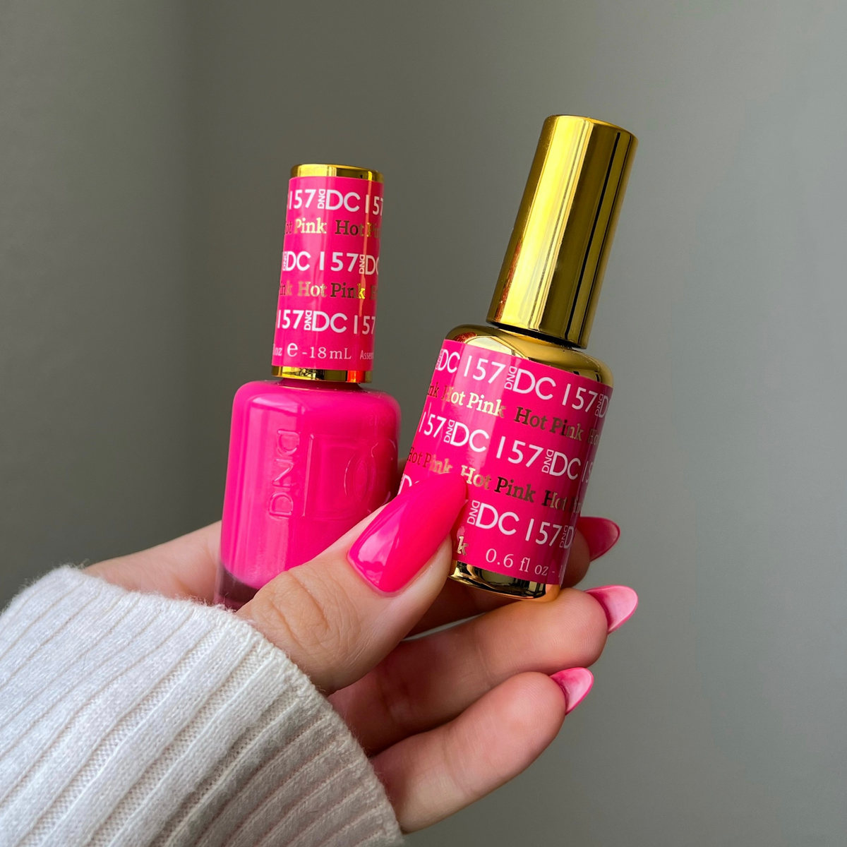 DC157 - Hot Pink - GEL POLISH & MATCHING LACQUER