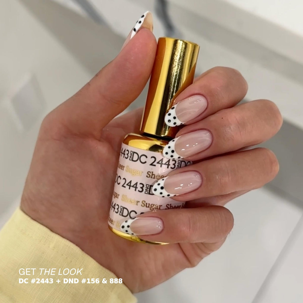 DC2443 - Sheer Sugar - GEL POLISH & MATCHING LACQUER