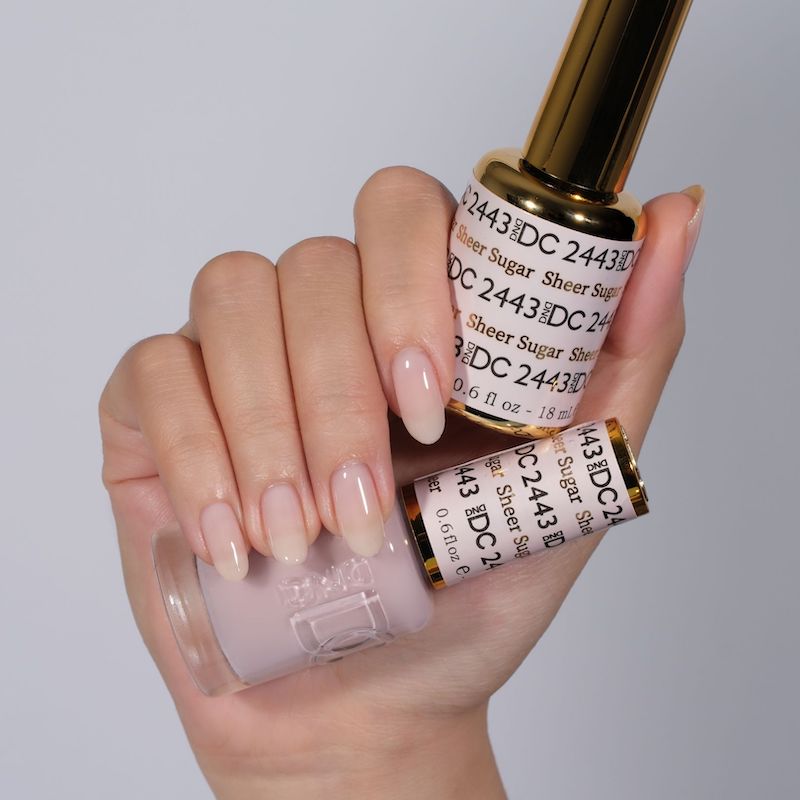DC2443 - Sheer Sugar - GEL POLISH & MATCHING LACQUER