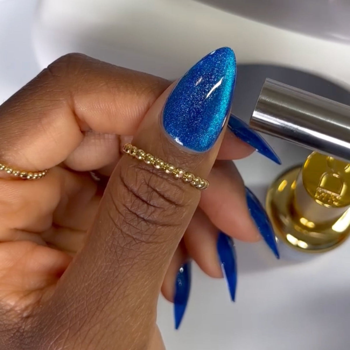 DC04 - Galactic Sapphire - GEL POLISH & MATCHING LACQUER