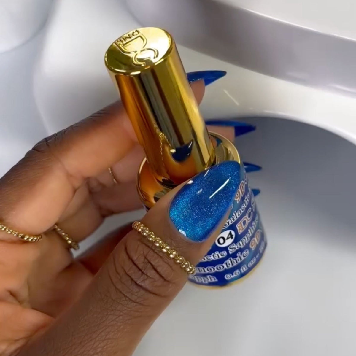 DC04 - Galactic Sapphire - GEL POLISH & MATCHING LACQUER