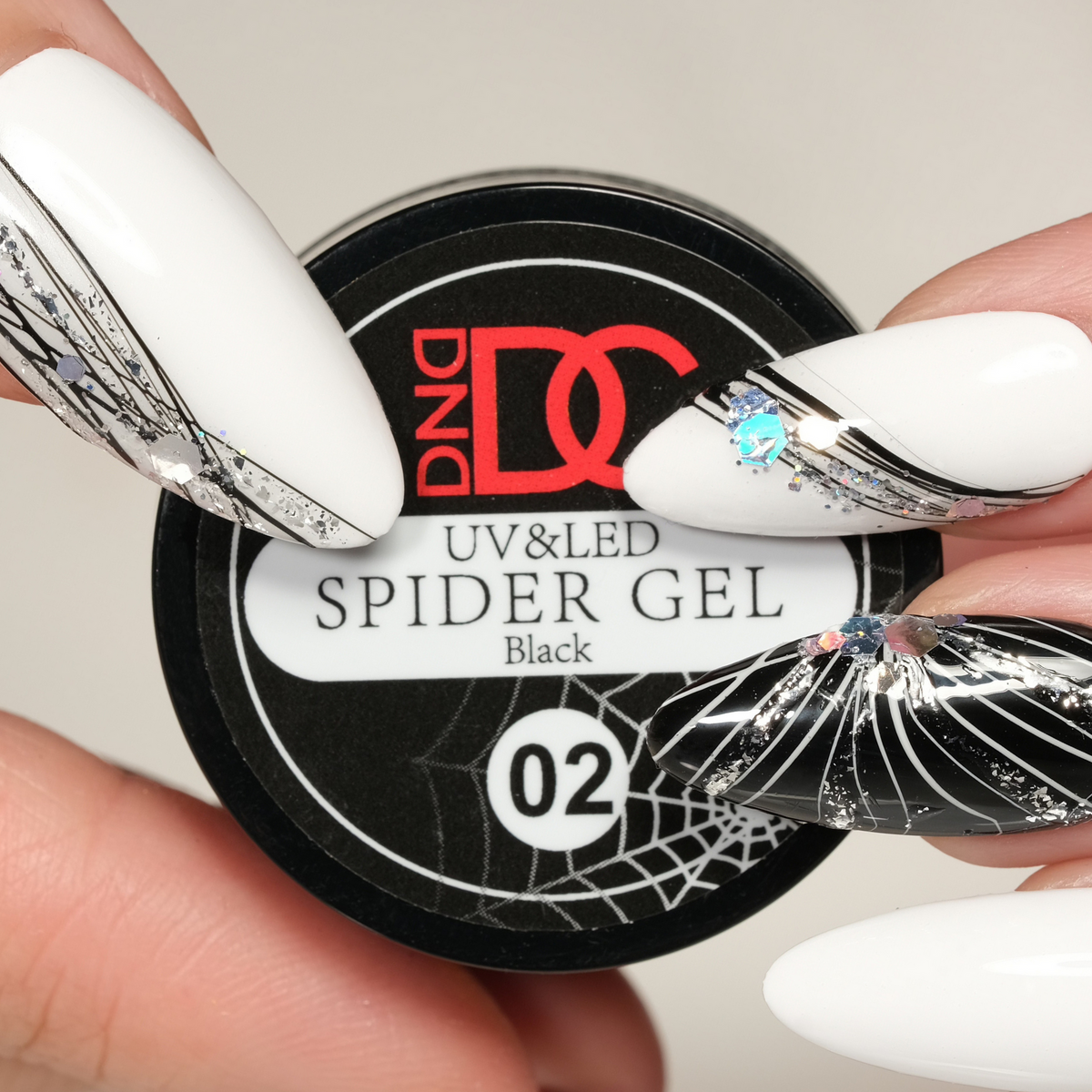 DC02 - Black - GEL POLISH & MATCHING LACQUER