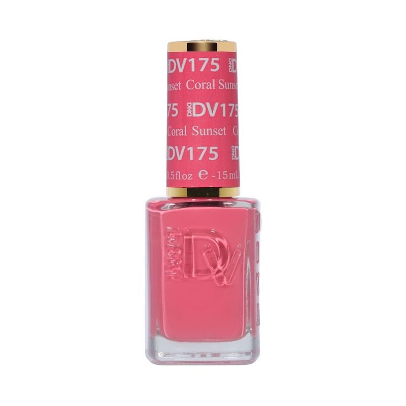 DIVA175 - Coral Sunset DIVA - GEL POLISH & MATCHING LACQUER