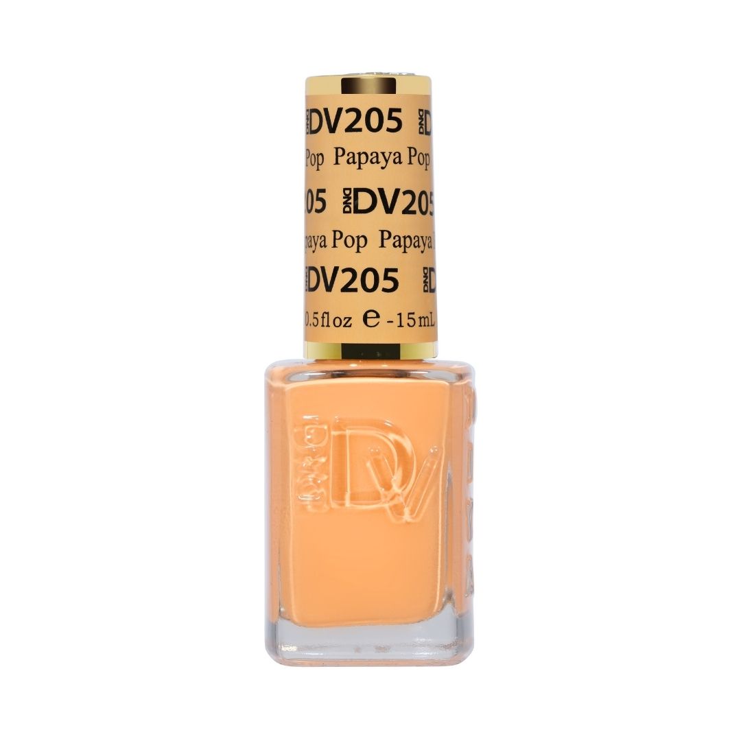 DIVA205 - Papaya Pop DIVA - GEL POLISH & MATCHING LACQUER
