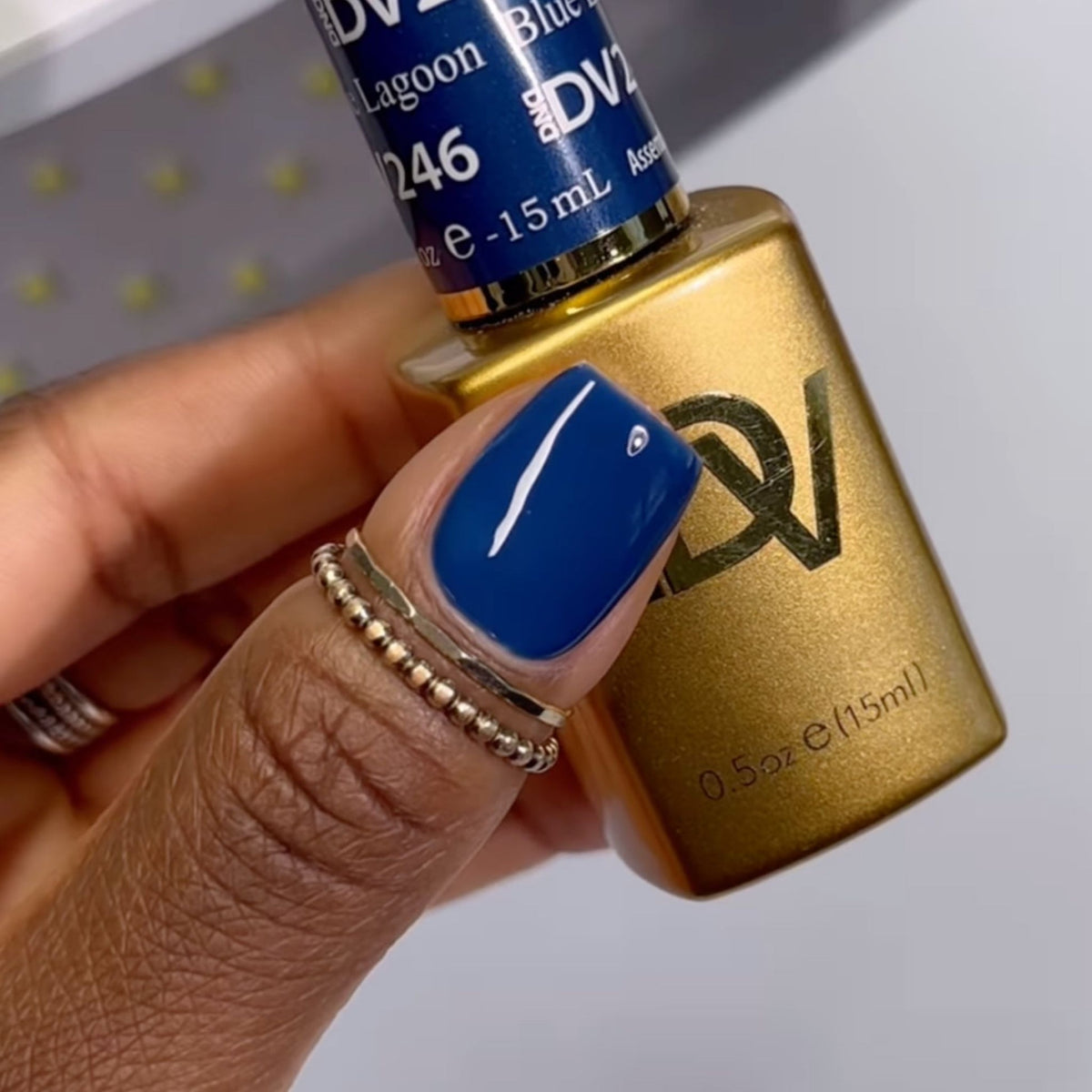 DIVA246 - Blue Lagoon DIVA - GEL POLISH & MATCHING LACQUER