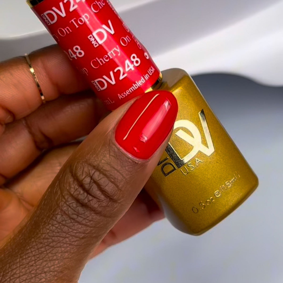 DIVA248 - Cherry On Top DIVA - GEL POLISH & MATCHING LACQUER