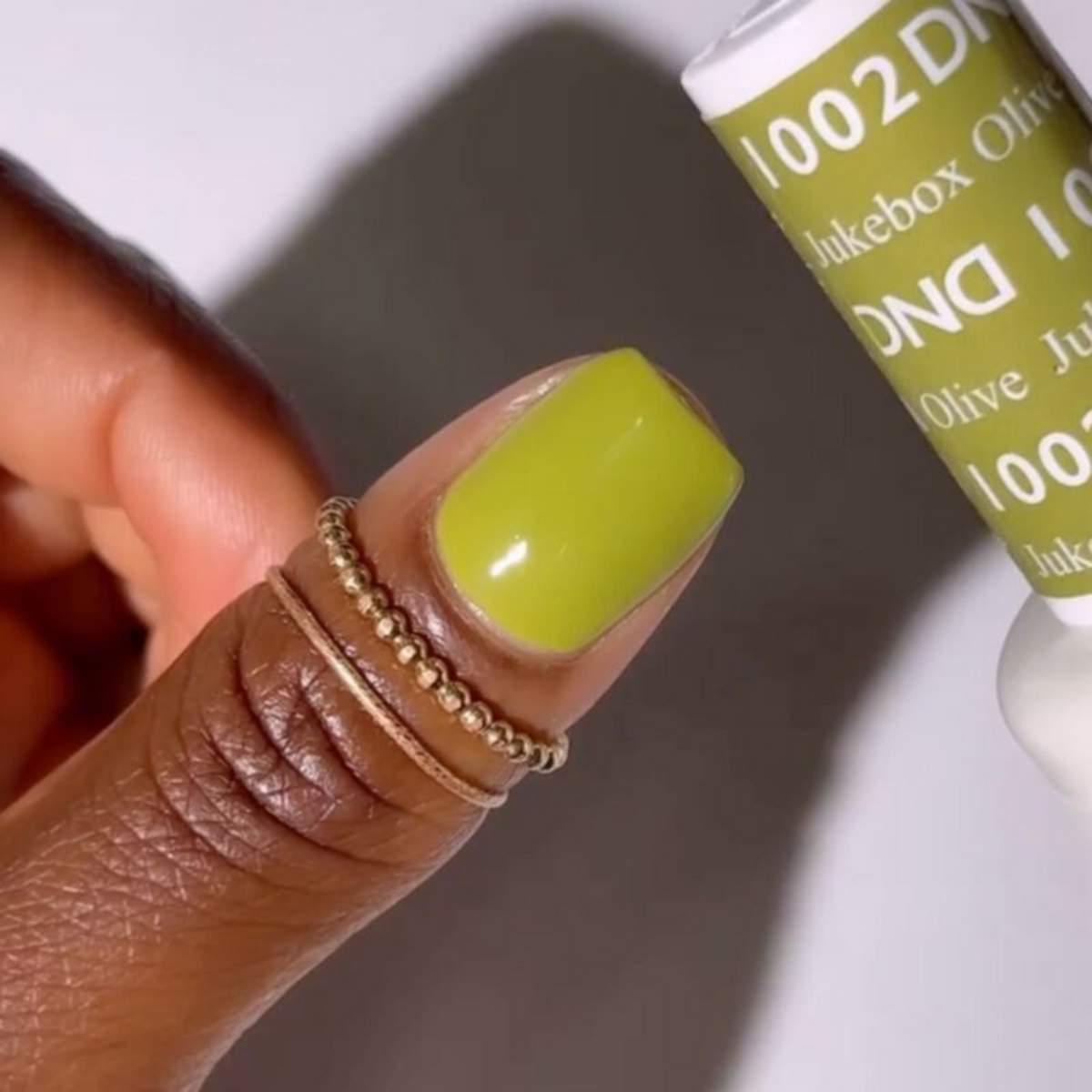 DND1002 - Jukebox Olive - DND Matching Gel & Nail Polish