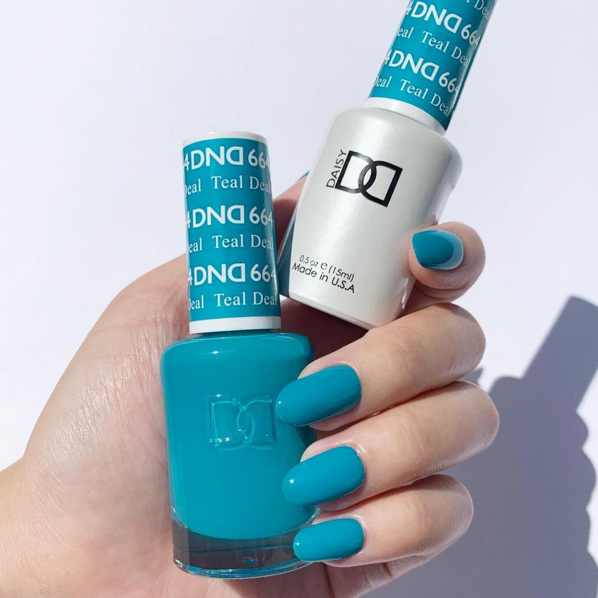 DND664 - Teal Deal - DND Matching Gel & Nail Polish