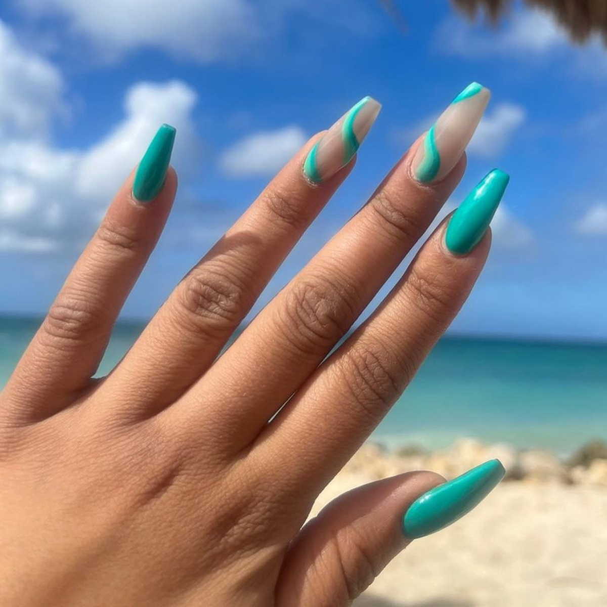 DND666 - Caribbean Sea - DND Matching Gel & Nail Polish