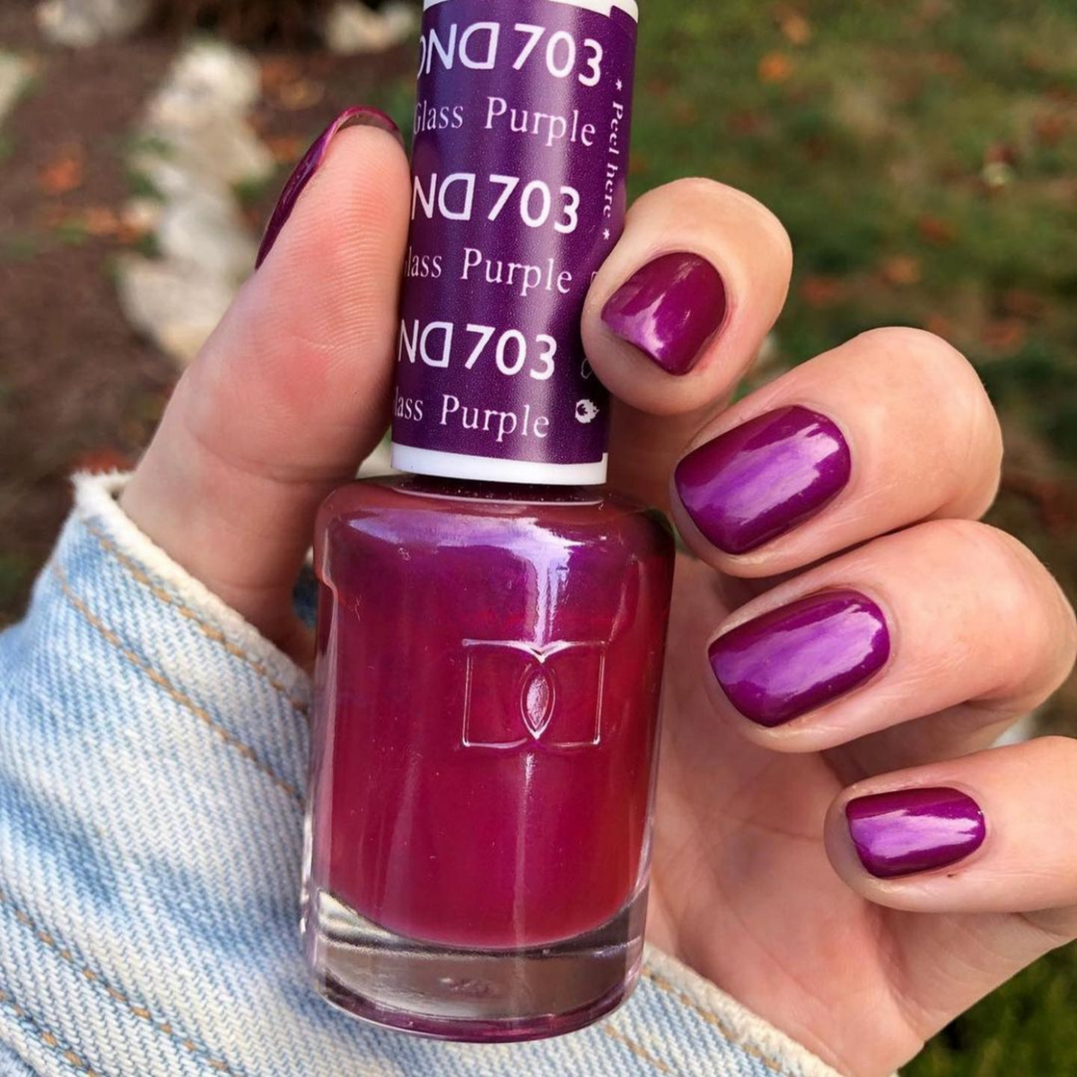 DND703 - Purple Glass - DND Matching Gel & Nail Polish