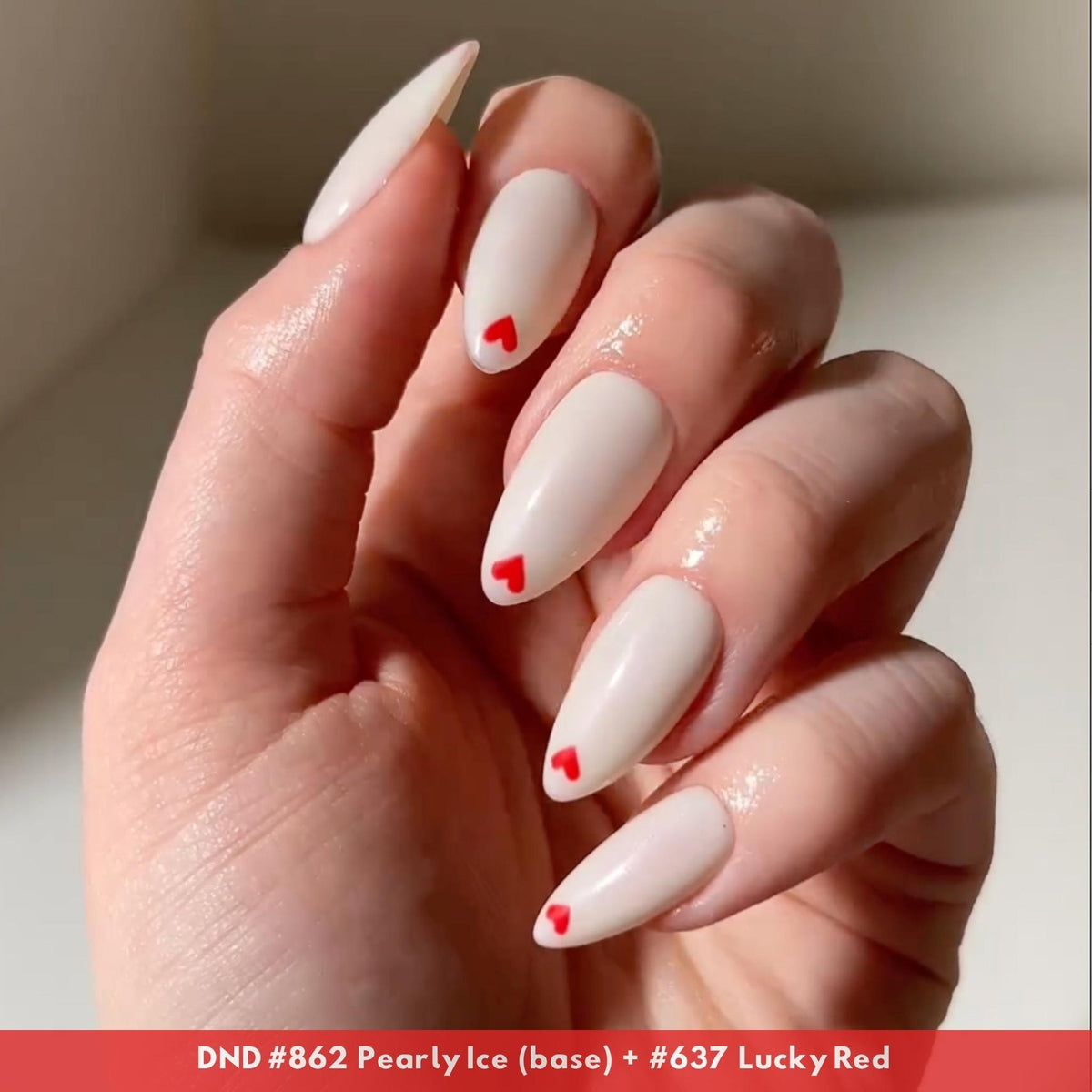 DND637 - Lucky Red - DND Matching Gel & Nail Polish