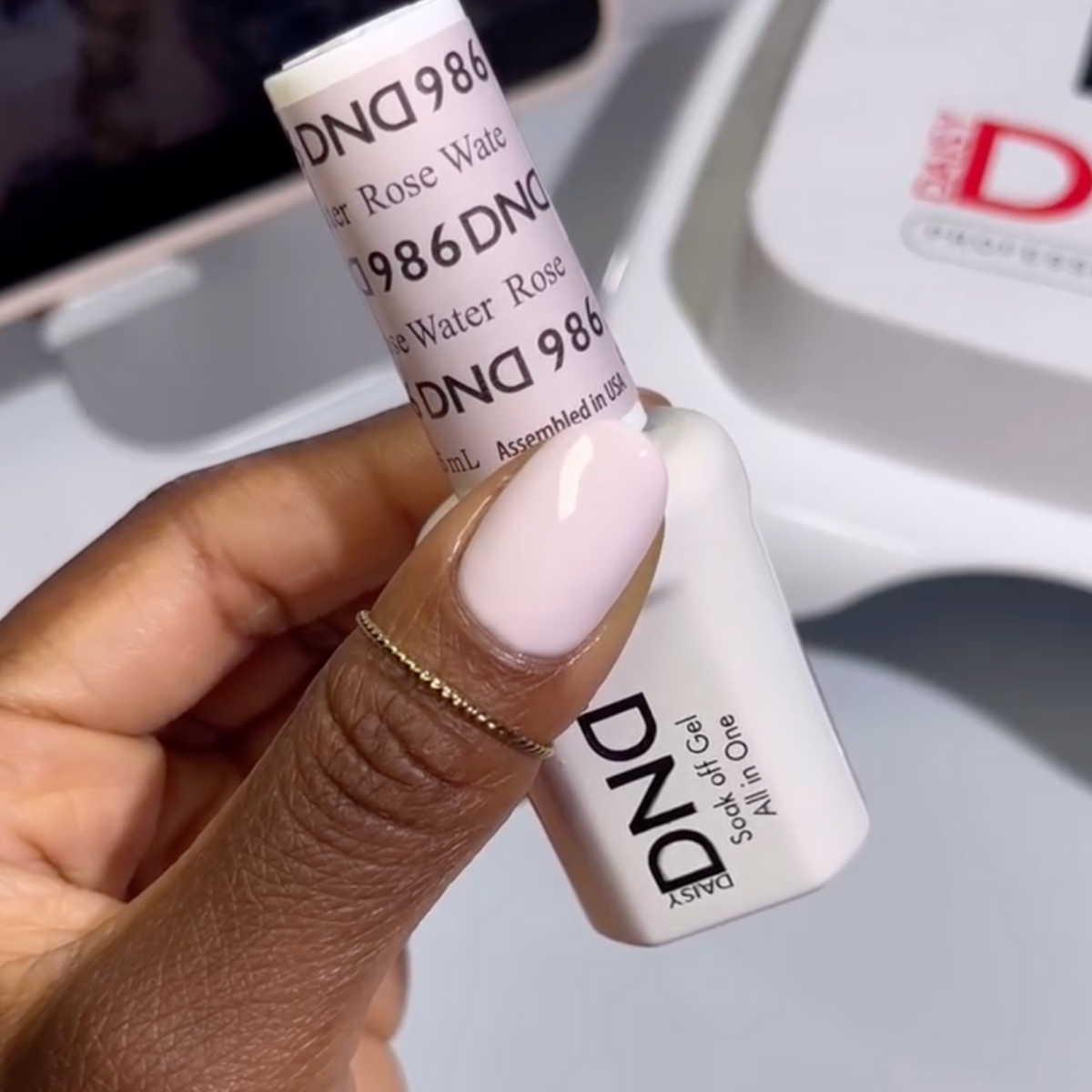 DND986 - Rose Water - DND Matching Gel & Nail Polish
