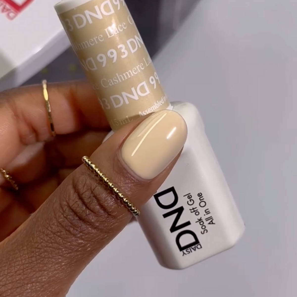 DND993 - Cashmere Lace - DND Matching Gel & Nail Polish