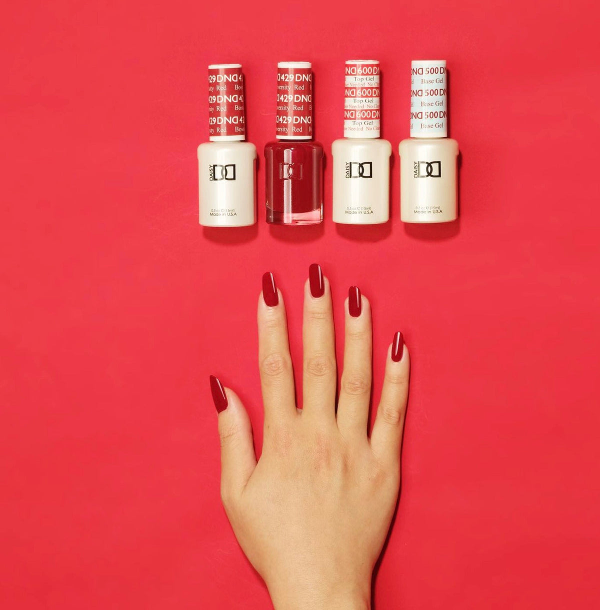 DND429 - Boston University Red - DND Matching Gel & Nail Polish