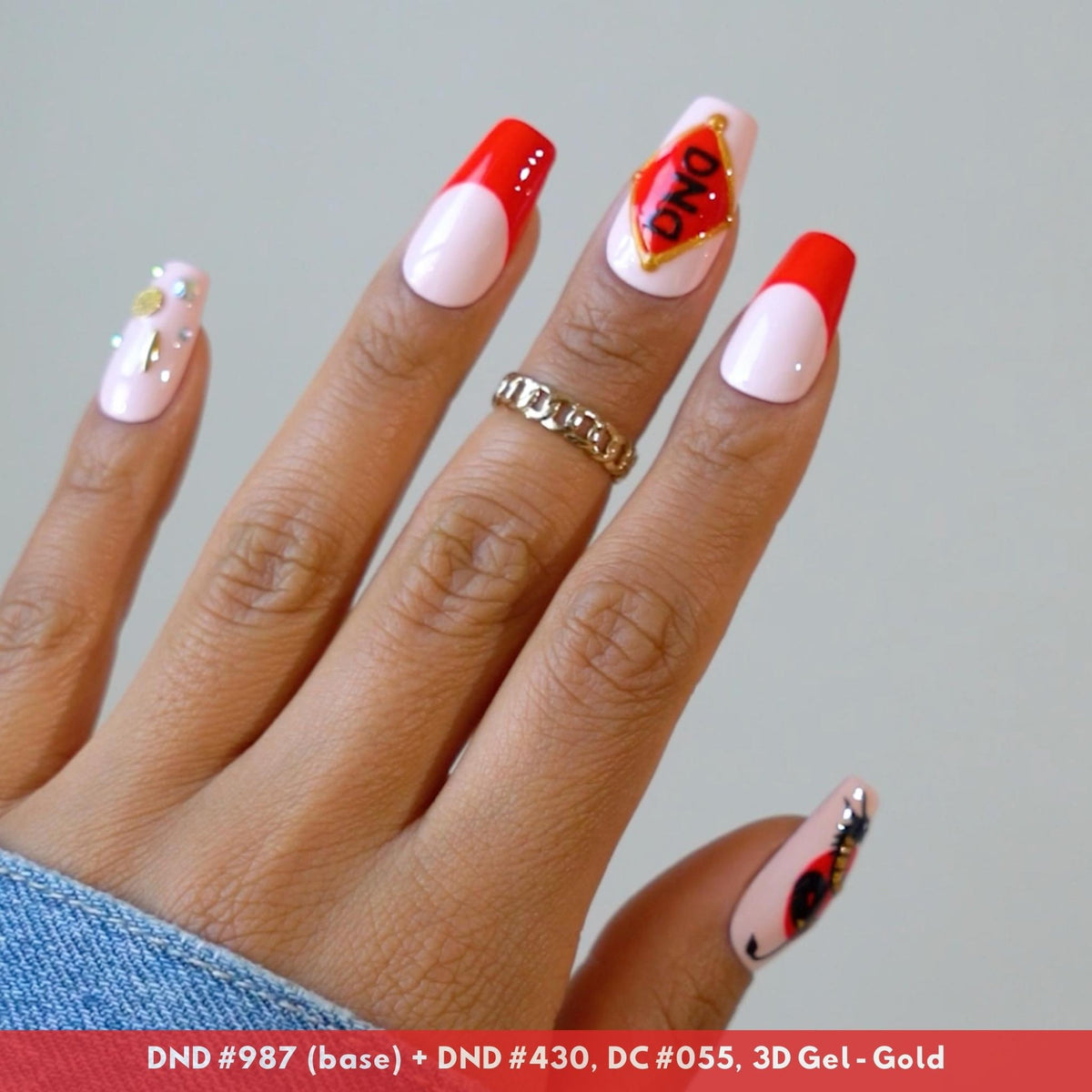DND430 - Ferrari Red - DND Matching Gel & Nail Polish