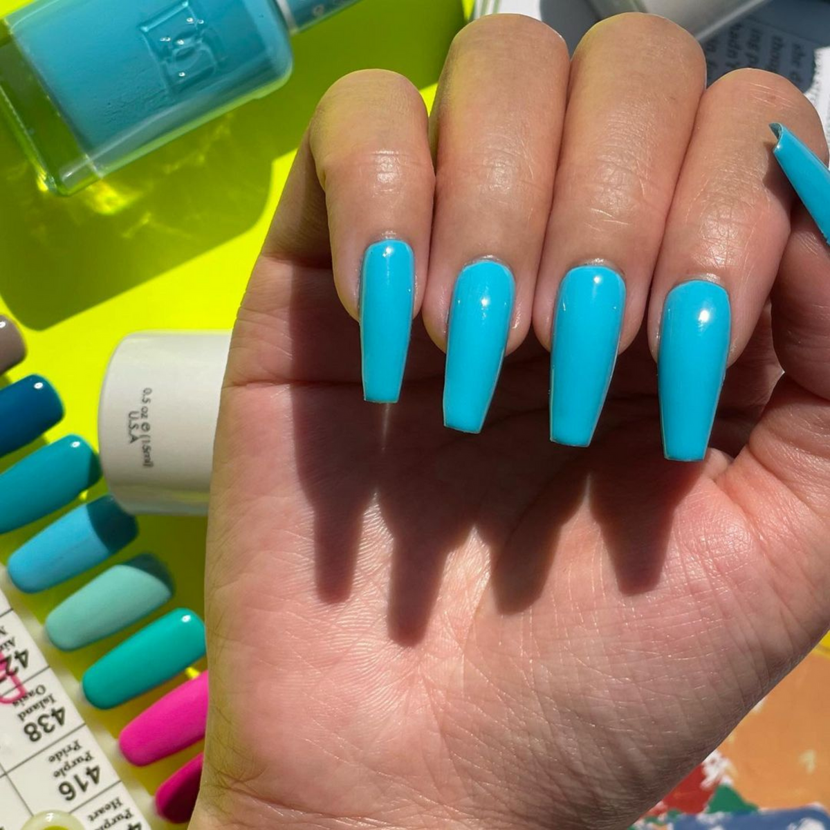 DND436 - Baby Blue - DND Matching Gel & Nail Polish
