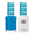 DND437 - Blue De France - DND Matching Gel & Nail Polish