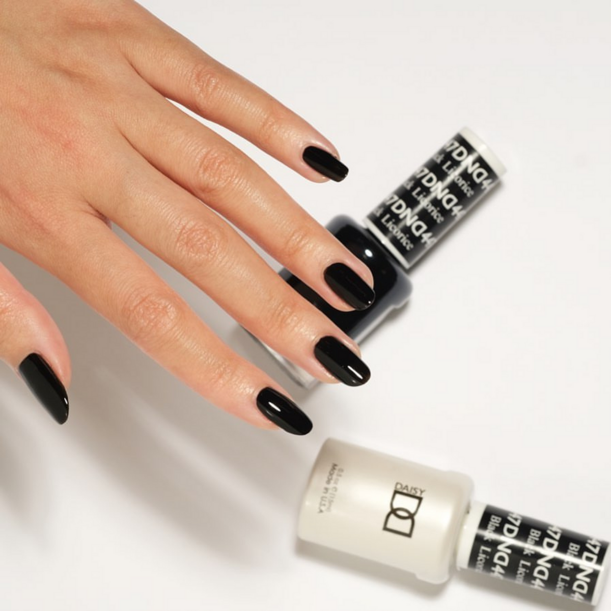 DND447 - Black Licorice - DND Matching Gel & Nail Polish