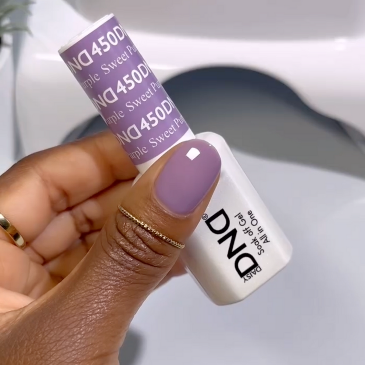 DND450 - Sweet Purple - DND Matching Gel & Nail Polish