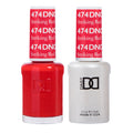 DND474 - Striking Red - DND Matching Gel & Nail Polish
