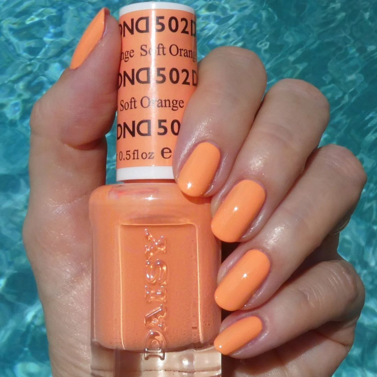 DND502 - Soft Orange - DND Matching Gel & Nail Polish