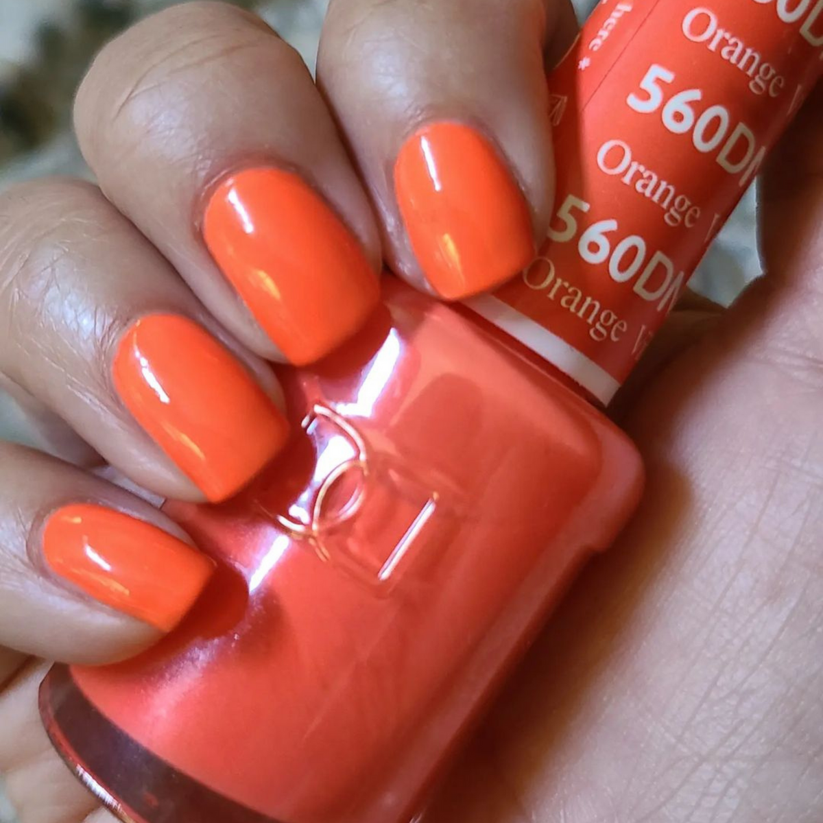 DND560 - Orange Ville - DND Matching Gel & Nail Polish
