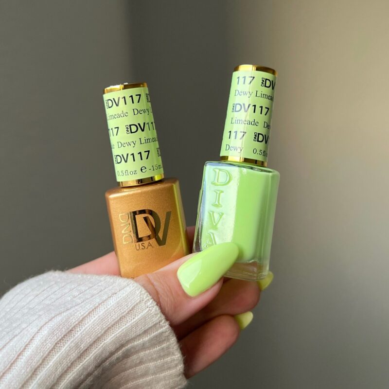 DIVA117 - Dewy Limeade DIVA - GEL POLISH & MATCHING LACQUER