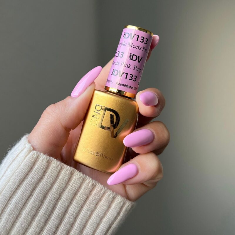 DIVA133 - Purple Meets Pink DIVA - GEL POLISH & MATCHING LACQUER