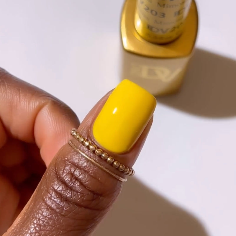 DIVA203 - Mimosa DIVA - GEL POLISH & MATCHING LACQUER